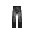 LOSTCAUSE DENIM/ LEATHER CARPENTER JEANS : BLACK