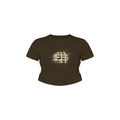 FREEDOM WOMEN’S BABY TEE : BROWN