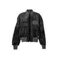 LOSTCAUSE FREEDOM MA1 BOMBER JACKET : BLACK