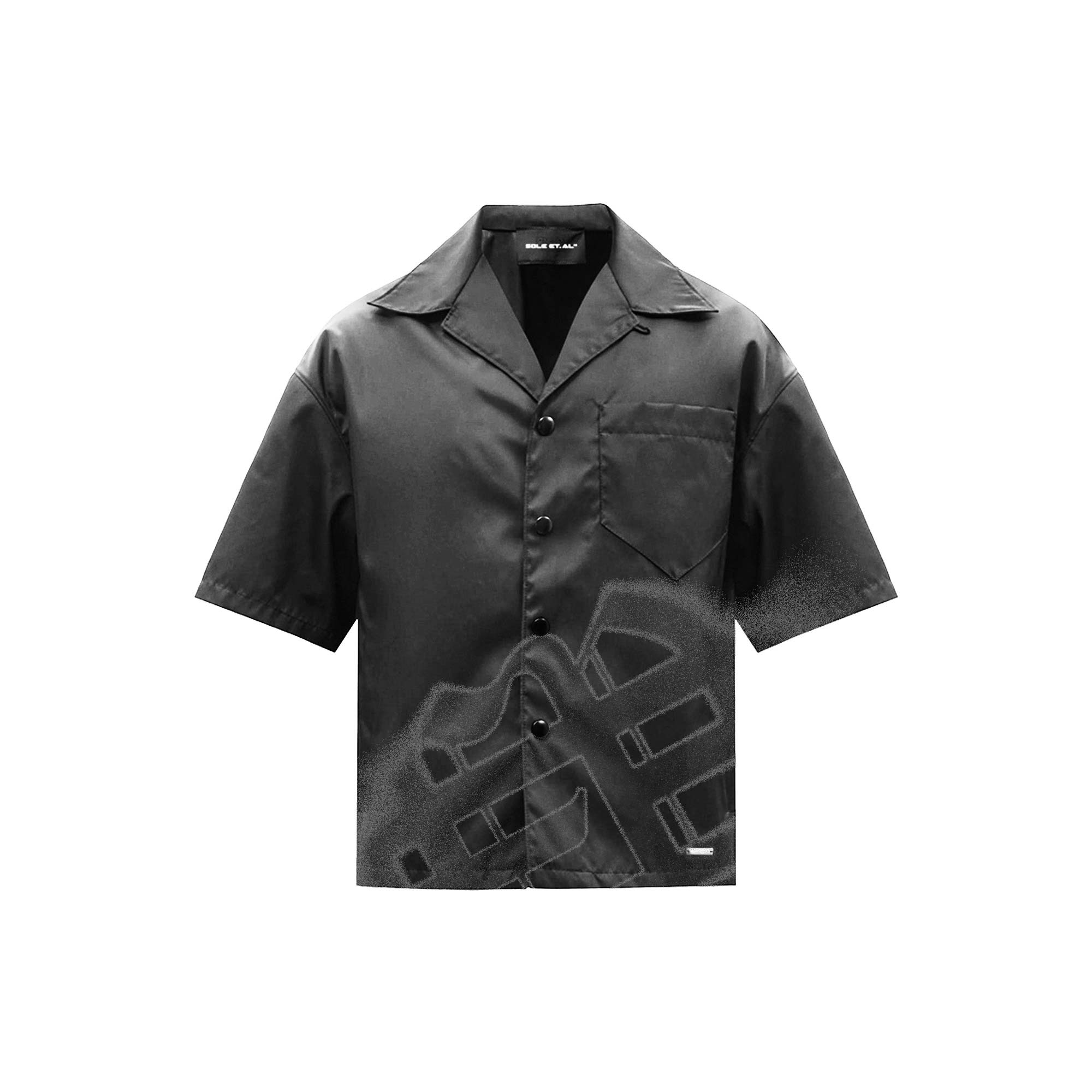 LOSTCAUSE SILK SHIRT : BLACK