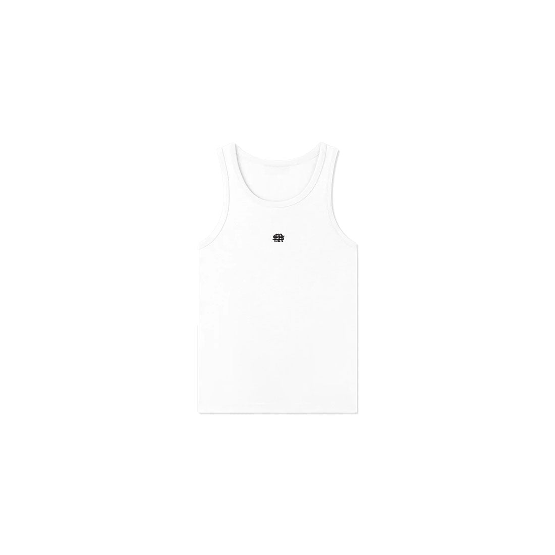 LOSTCAUSE RIBBED COTTON TANK : WHITE